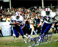 Autographed REGGIE MCKENZIE 8X10 Buffalo Bills Photo