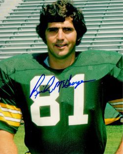 Autographed RICH MCGEORGE 8X10 Green Bay Packers Photo