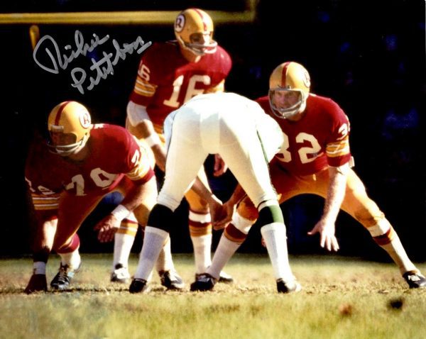 Autographed RICHIE PETTIBON 8x10 Washington Redskins Photo