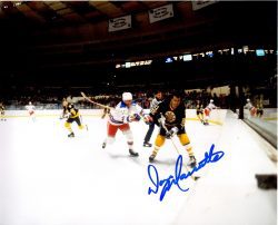 Autographed DON MARCOTTE  8X10 Boston Bruins  Photo