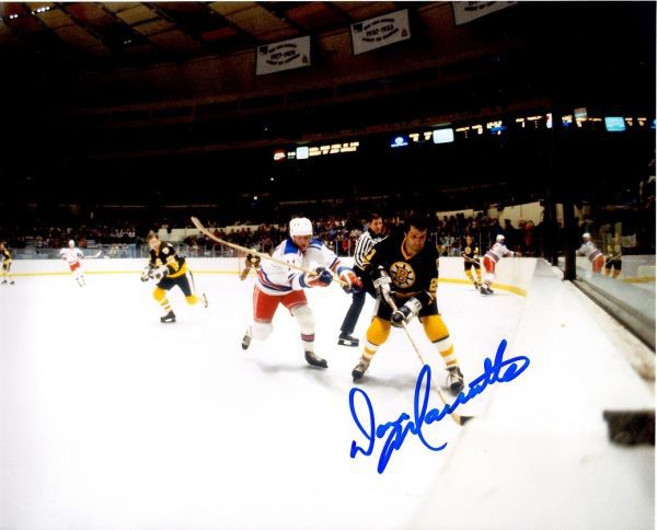 Autographed DON MARCOTTE  8X10 Boston Bruins  Photo