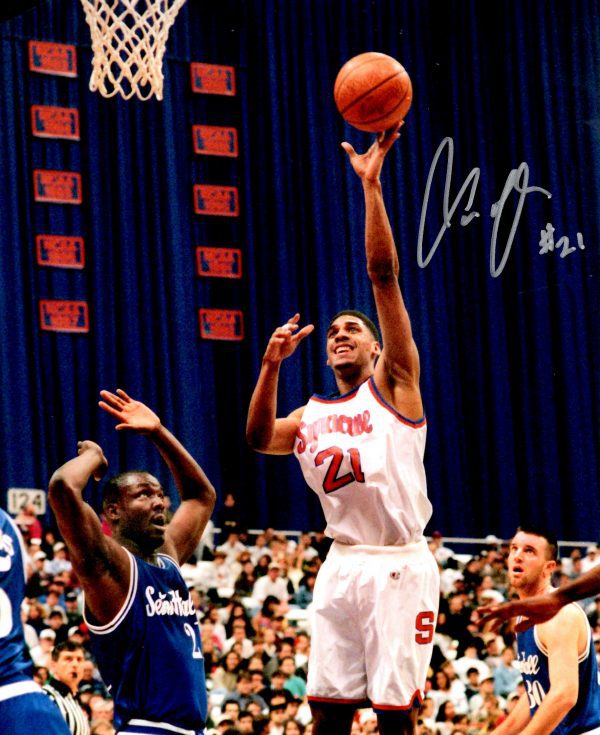 Autographed LAWRENCE MOTEN Syracuse Orangemen 8x10 Photo