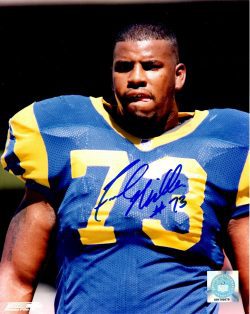 AUTOGRAPHED FRED MILLER 8x10 St Louis Rams Photo