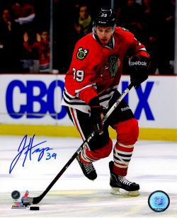 Autographed JIMMY HAYES  8X10 Chicago Blackhawks Photo