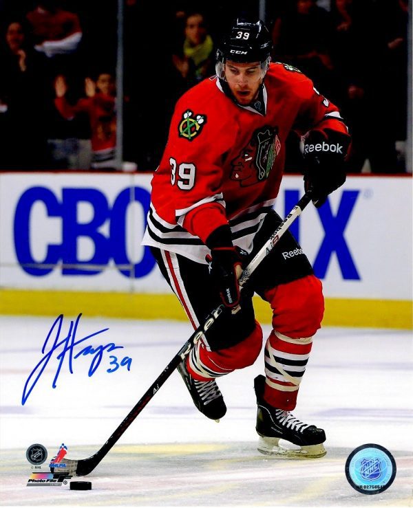 Autographed JIMMY HAYES  8X10 Chicago Blackhawks Photo