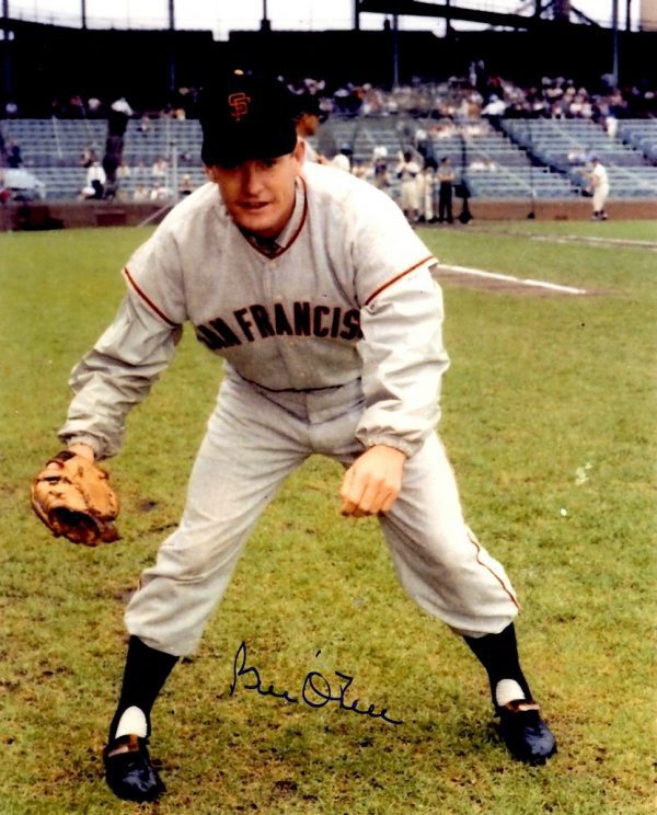 AUTOGRAPHED BILLY O'DELL San Francisco Giants Photo