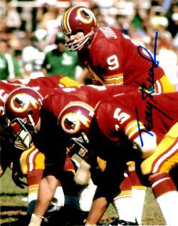 Autographed TERRY HERMELING 8x10 Washington Redskins Photo