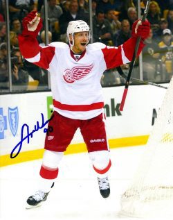 Autographed STEPHEN WEISS 8X10 Detroit Red Wings Photo