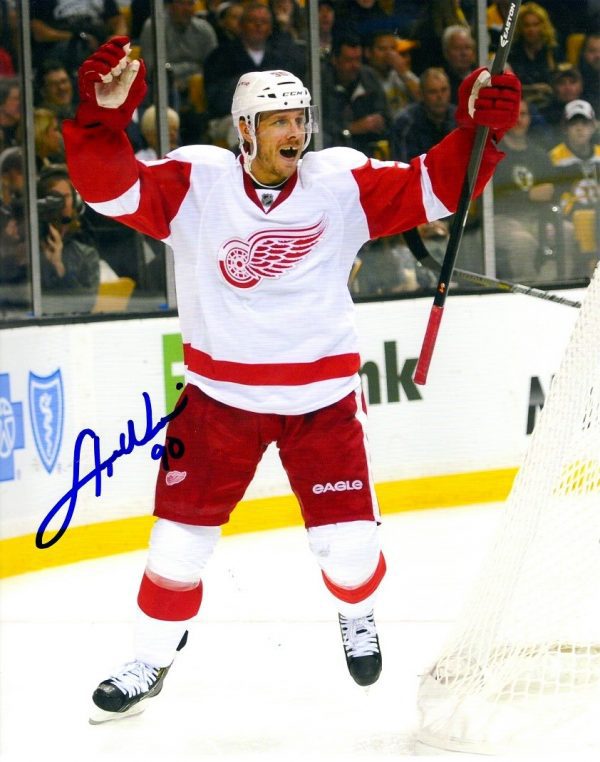 Autographed STEPHEN WEISS 8X10 Detroit Red Wings Photo