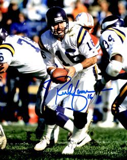 Autographed RICH GANNON  8X10 Minnesota Vikings Photo