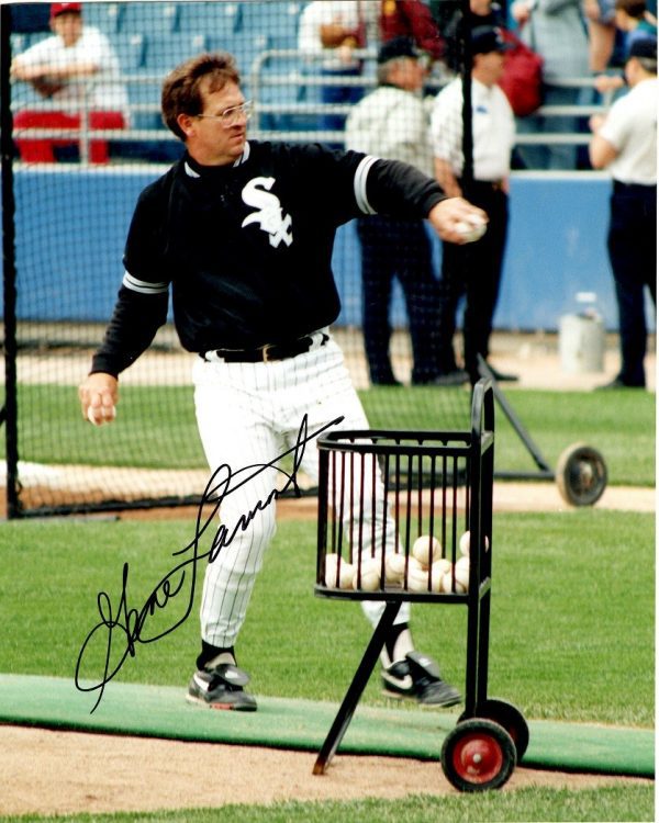 AUTOGRAPHED  photo GENE LAMONT Chicago White Sox
