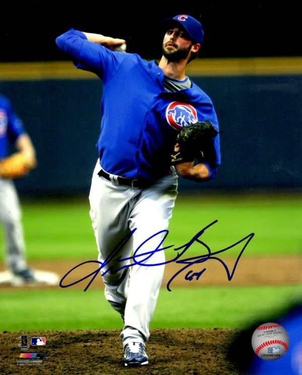 AUTOGRAPHED JUSTIN BERG 8X10 Chicago Cubs Photo