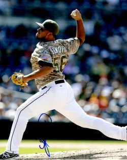 AUTOGRAPHED JOAQUIN BENOIT 8X10 San Diego Padres photo
