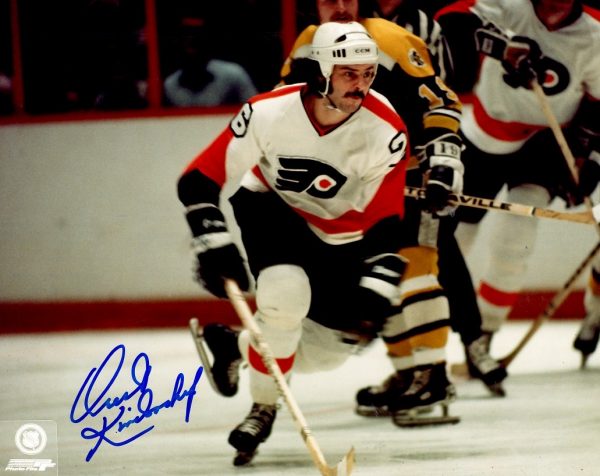Autographed OREST KINDRACHUK 8X10 Philadelphia Flyers Photo
