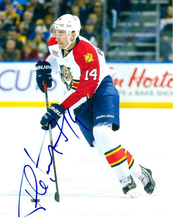 Autographed TOMAS FLEISCHMANN 8X10 Florida Panthers Photo