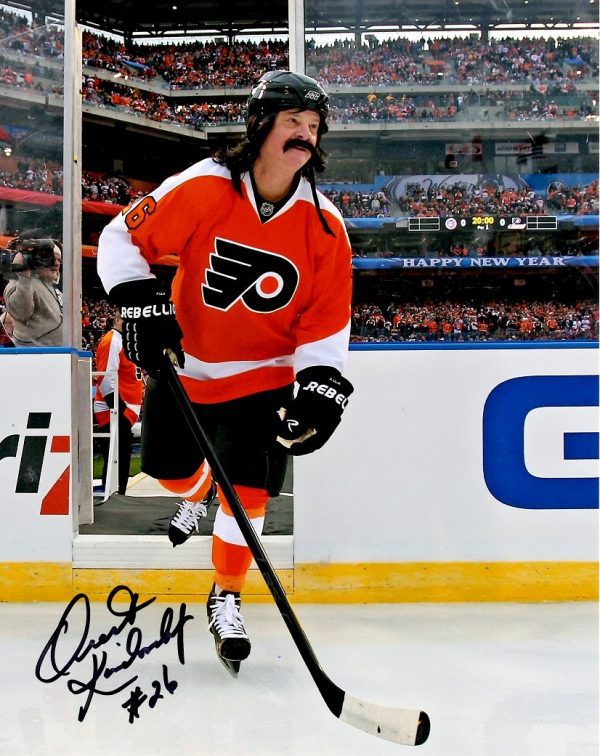 Autographed OREST KINDRACHUK  8X10 Philadelphia Flyers Photo