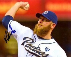 AUTOGRAPHED KEVIN QUACKENBUSH 8X10 San Diego Padres photo