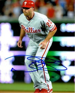 AUTOGRAPHED NATE SCHIERHOLTZ 8X10 photo  Philadelphia Phillies