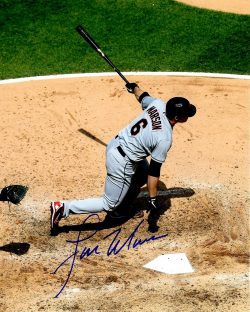 AUTOGRAPHED LOU MARSON 8X10 Cleveland Indians Photo