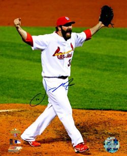 AUTOGRAPHED JASON MOTTE 8X10 St. Louis Cardinals photo