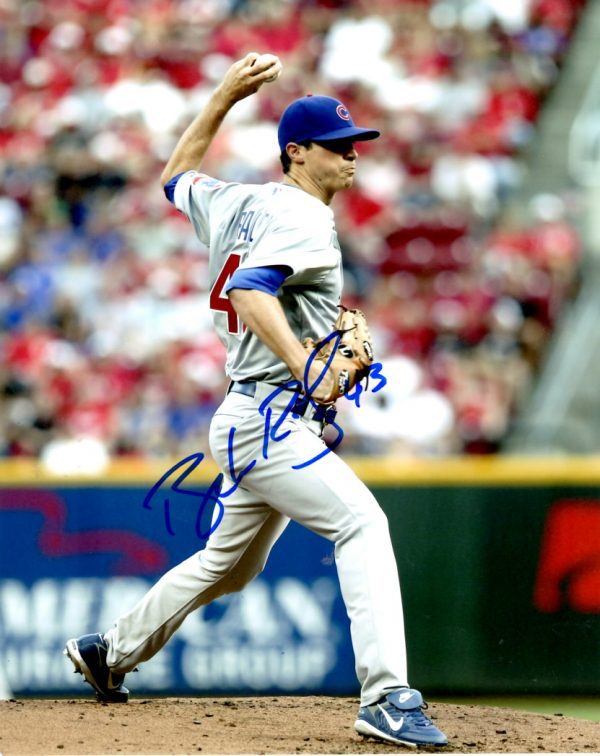AUTOGRAPHED BROOKS RALEY 8X10 Chicago Cubs Photo