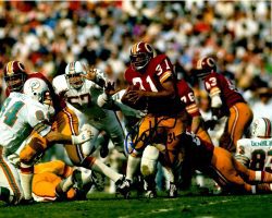 Autographed CHARLIE HARRAWAY 8x10 Washington Redskins Photo
