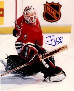 Autographed JEFF HACKETT 8x10 Chicago Blackhawks Photo