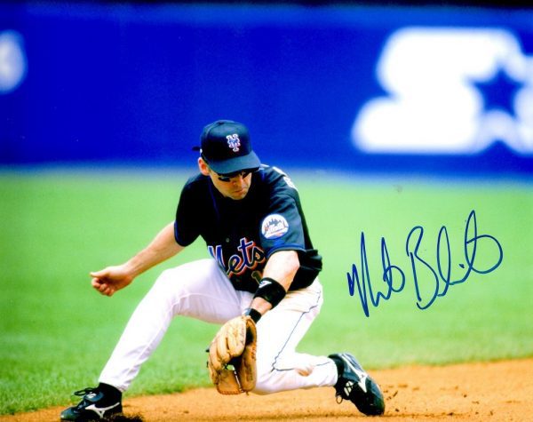 AUTOGRAPHED MIKE BORDICK  8X10 New York Mets photo