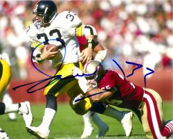 Autographed  MERRIL HOGE 8X10 Pittsburgh Steelers Photo