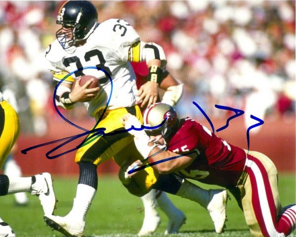 Autographed  MERRIL HOGE 8X10 Pittsburgh Steelers Photo