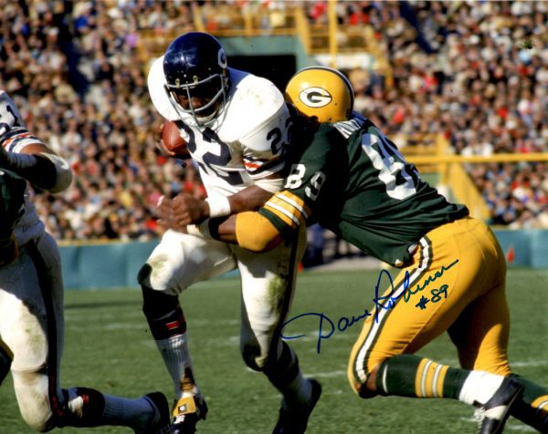 Autographed DAVE ROBINSON 8X10 Green Bay Packers Photo
