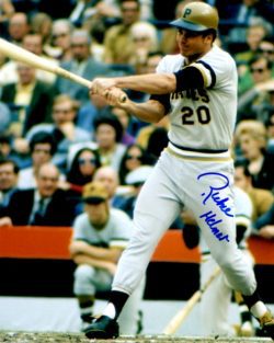 AUTOGRAPHED 8X10 photo RICHIE HEBNER - Pittsburgh Pirates