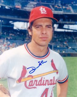 AUTOGRAPHED DON SHAW 8X10 St. Louis Cardinals photo