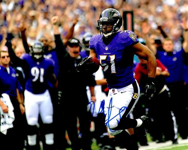 Autographed  DARYL SMITH 8X10 Baltimore Ravens Photo
