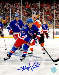 Autographed MIKE GARTNER 8X10 New York Rangers Photo