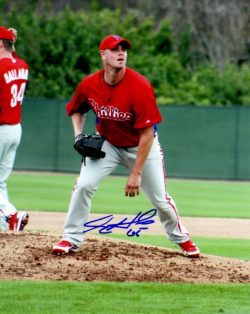 AUTOGRAPHED JEREMY HORST 8X10 Philadelphia Phillies photo