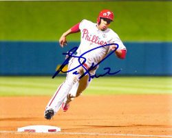 AUTOGRAPHED BEN REVERE 8X10 Philadelphia Phillies Photo