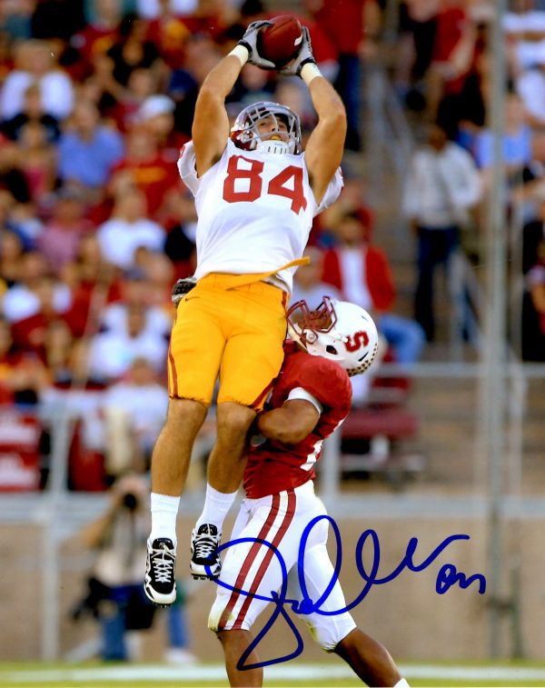 Autographed JORDAN CAMERON USC Trojans 8X10 Photo