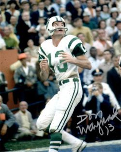 Autographed DON MAYNARD 8X10 New York Jets photo