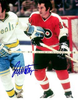 Autographed JOE WATSON photo - Philadelphia Flyers