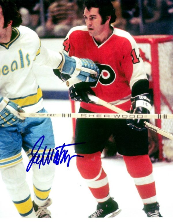 Autographed JOE WATSON photo - Philadelphia Flyers
