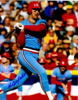 AUTOGRAPHED KEN OBERKFELL 8X10 St. Louis Cardinals photo