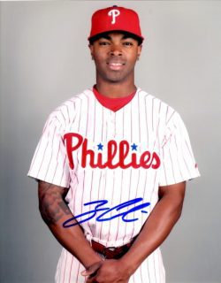 AUTOGRAPHED ZACH COLLIER 8X10  Philadelphia Phillies Photo