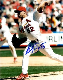 AUTOGRAPHED BUD SMITH 8X10 St. Louis Cardinals photo