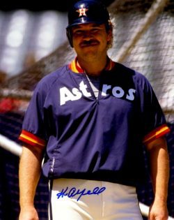 AUTOGRAPHED KEN OBERKFELL 8x10 photo  Houston Astros