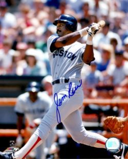 Autographed JIM RICE Boston Red Sox 8X10 photo