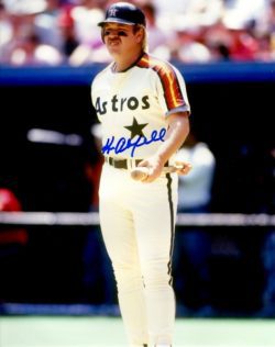 AUTOGRAPHED KEN OBERKFELL 8X10 photo  Houston Astros