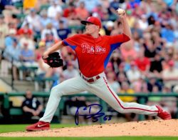 AUTOGRAPHED JAKE DIEKMAN 8x10 photo Philadelphia Phillies