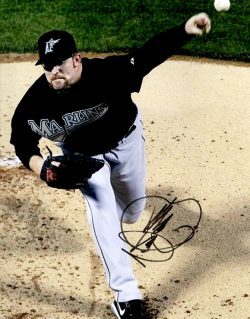 AUTOGRAPHED NATE ROBERTSON 8X10 photo Florida  Marlins