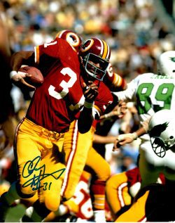 Autographed CHARLIE HARRAWAY 8x10 Washington Redskins Photo
